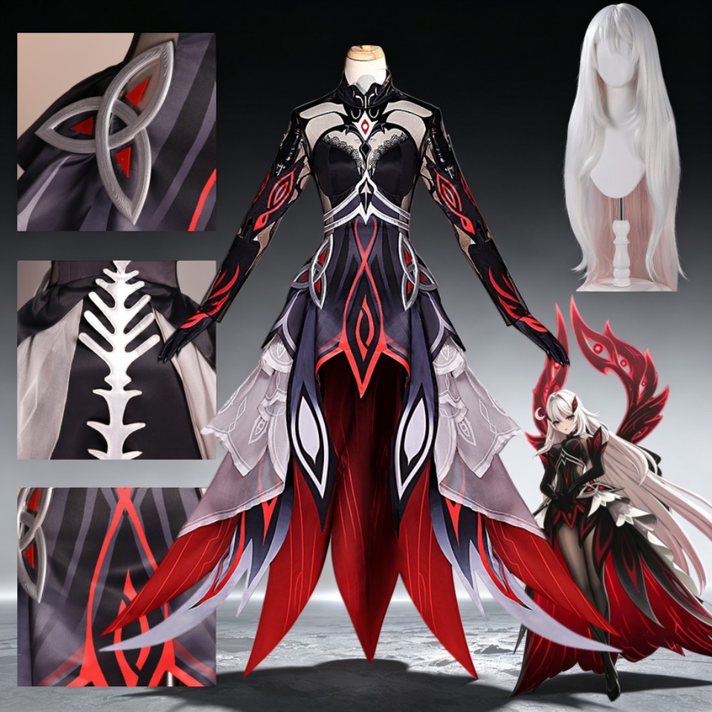 Anime Cosplay Ladies - 원신 임팩트, 죽음의 통치자 로노바 코스프레